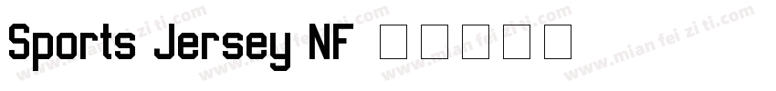 Sports Jersey NF字体转换